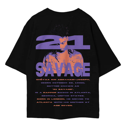 21 SAVAGE - Oversized T-Shirt [WIKIDRIP]