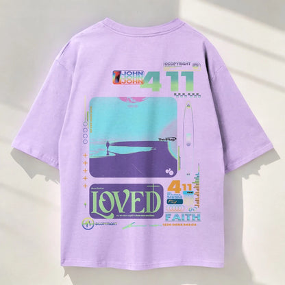 1 JOHN 4:11 - Oversized T-Shirt [FAITH]