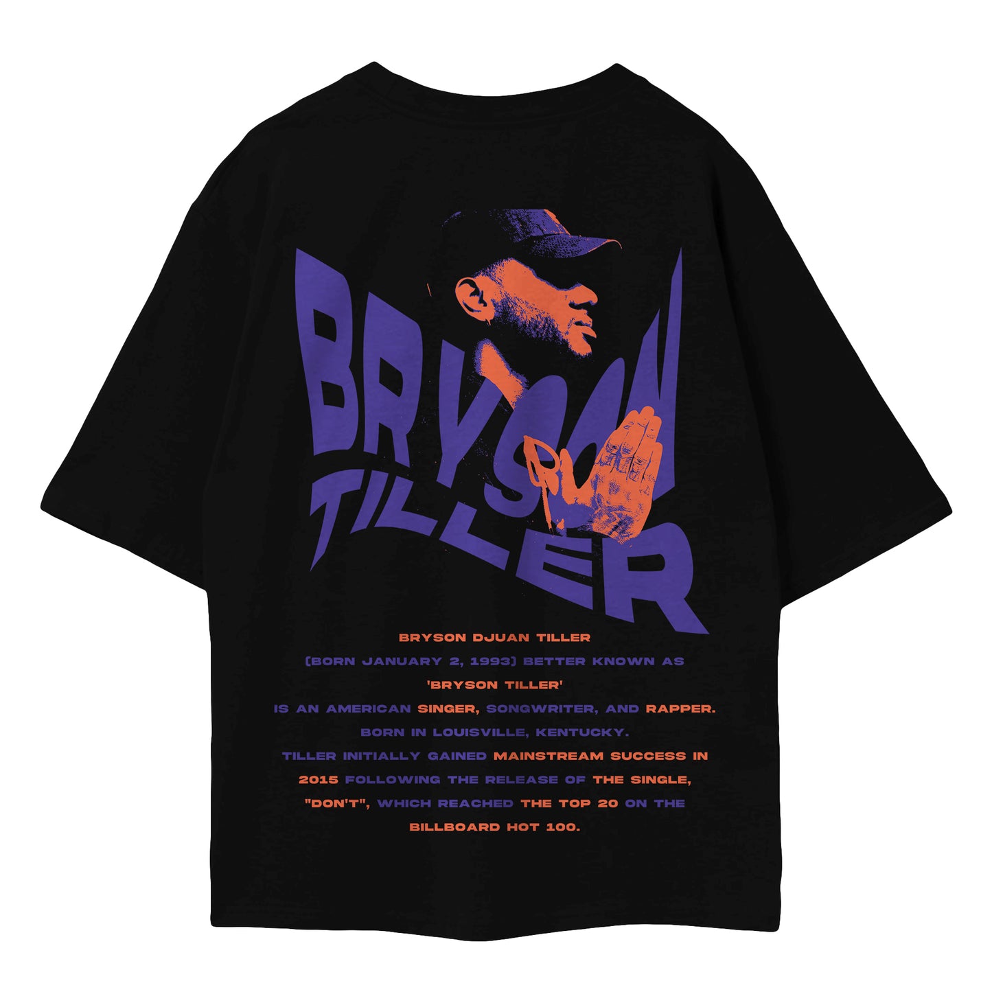 BRYSON TILLER - Oversized T-Shirt [WIKIDRIP] – Theplug
