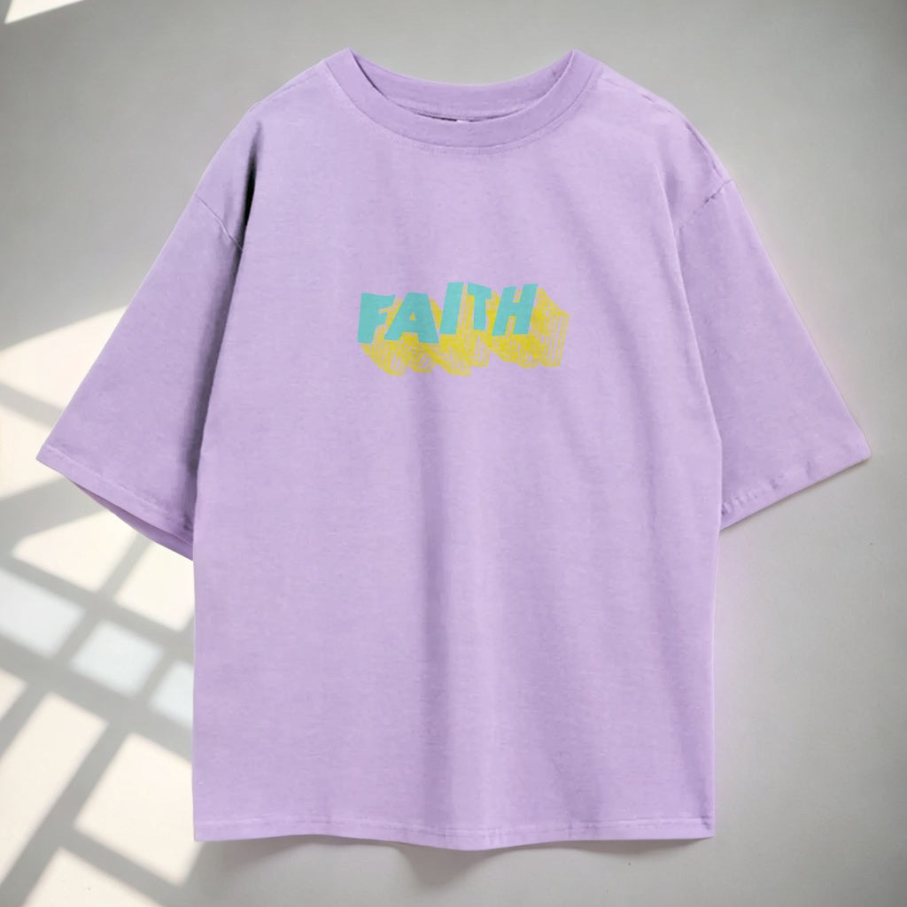 1 JOHN 4:11 - Oversized T-Shirt [FAITH]