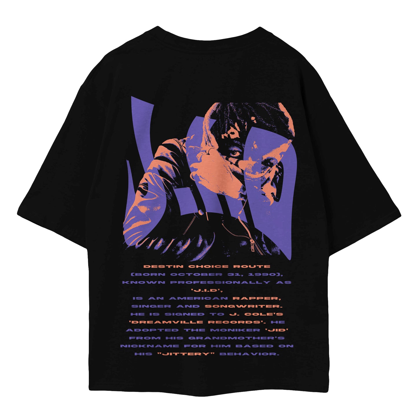 J.I.D. - Oversized T-Shirt [WIKIDRIP] – Theplug